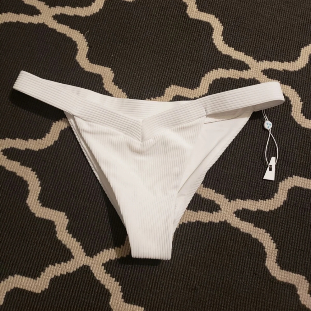 Frankie's Bikinis Grace Ribbed Cheeky